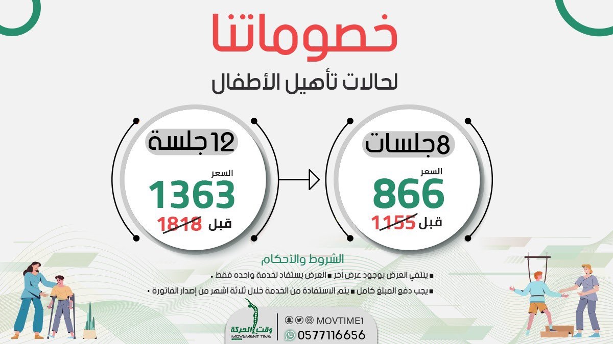 عرض وقت الحركة للعلاج الطبيعي