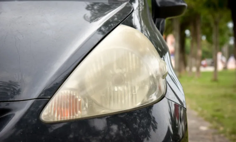 طرق بسيطة لتنظيف مصابيح السيارة وإزالة اصفرارها