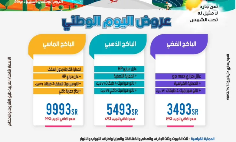 عروض اليوم الوطني من سن جارد للعناية بالسيارات