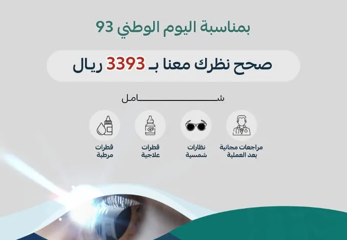 عرض اليوم الوطني من الاستشاريون لطب العيون