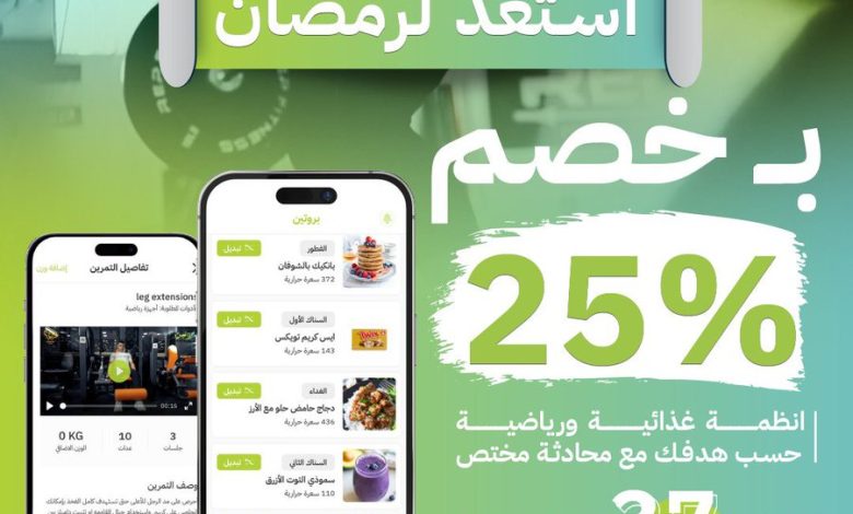 عرض تطبيق بروتين