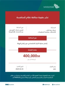 تغريم بندة للتجزئة وعتبة الباب للاتصالات 800 ألف ريال