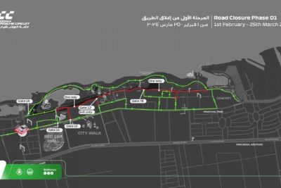 المرور”: إغلاق طريق الكورنيش الفرعي بجدة استعدادا للفورمولا 1