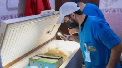 ضبط 100 كجم منتجات غذائية مخالفة ومنتهية الصلاحية بالقصيم