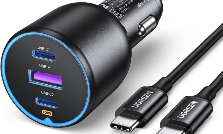 شاحن السيارة السريع من UGREEN بتخفيض كبير شاحن السيارة السريع من UGREEN بتخفيض كبير