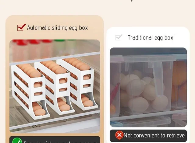 حامل ومنظم بيض للثلاجة 4 أدوار حامل ومنظم بيض للثلاجة 4 أدوار