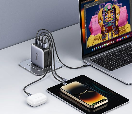 شاحن متعدد المنافذ 4 في 1 ، ثلاثة منافذ USB-C ومنفذ USB-A واحد 100 وات للهواتف والأجهزة اللوحية وأجهزة الكمبيوتر المحمولة وأكثر! شاحن متعدد المنافذ 4 في 1 ، ثلاثة منافذ USB-C ومنفذ USB-A واحد 100 وات للهواتف والأجهزة اللوحية وأجهزة الكمبيوتر المحمولة وأكثر!
