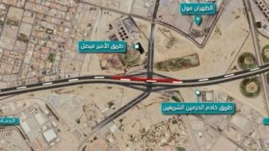 بدء أعمال صيانة طريق خادم الحرمين الشريفين مع طريق الأمير فيصل بن فهد بالظهران