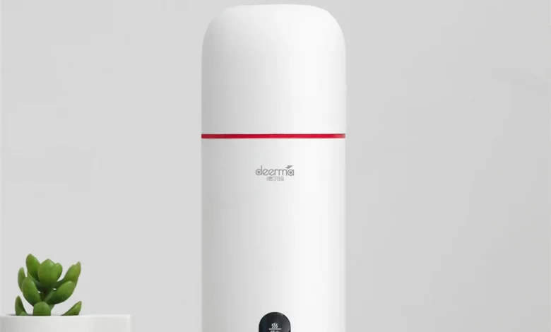 غلاية مياة محمولة تغلي المياة بأي مكان ممتازة للرضع و الاطفال