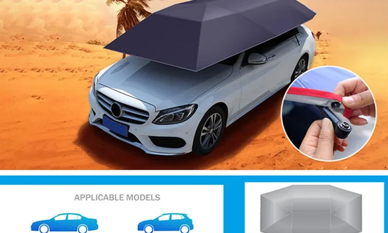 مظلة سيارة متنقلة بسعر مخفض مظلة سيارة متنقلة بسعر مخفض