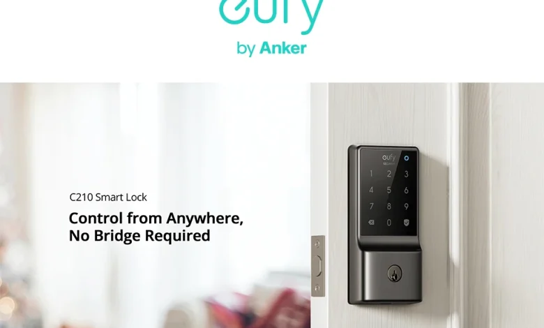 عرض قفل الباب الإلكتروني من eufy عرض قفل الباب الإلكتروني من eufy