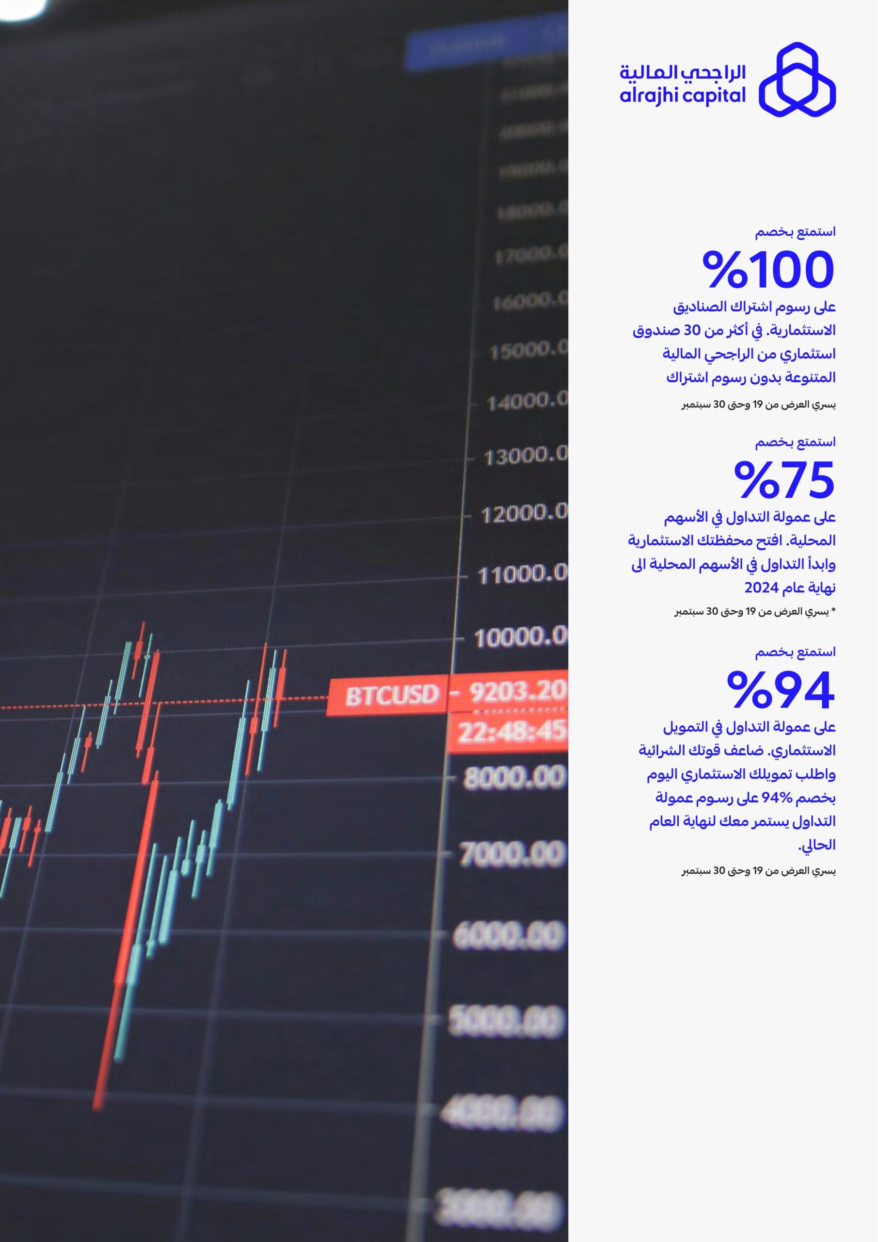 عروض اليوم الوطني من مصرف الراجحي