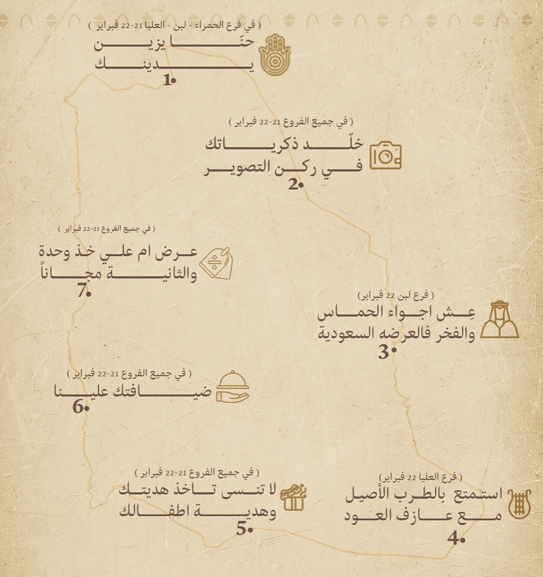 عرض يوم التأسيس من القهوة المقطرة