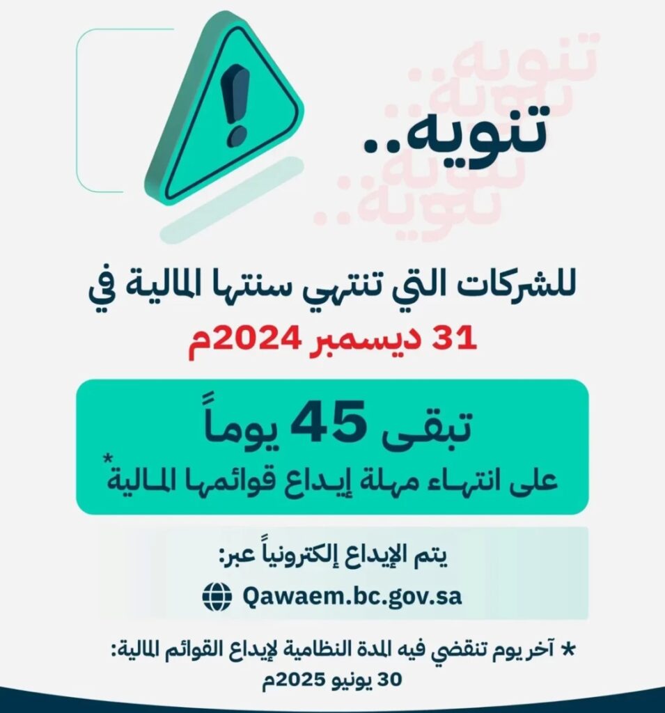 تجنبًا للغرامة.. التجارة تدعو الشركات لإيداع قوائمها المالية عن السنة المالية 2024