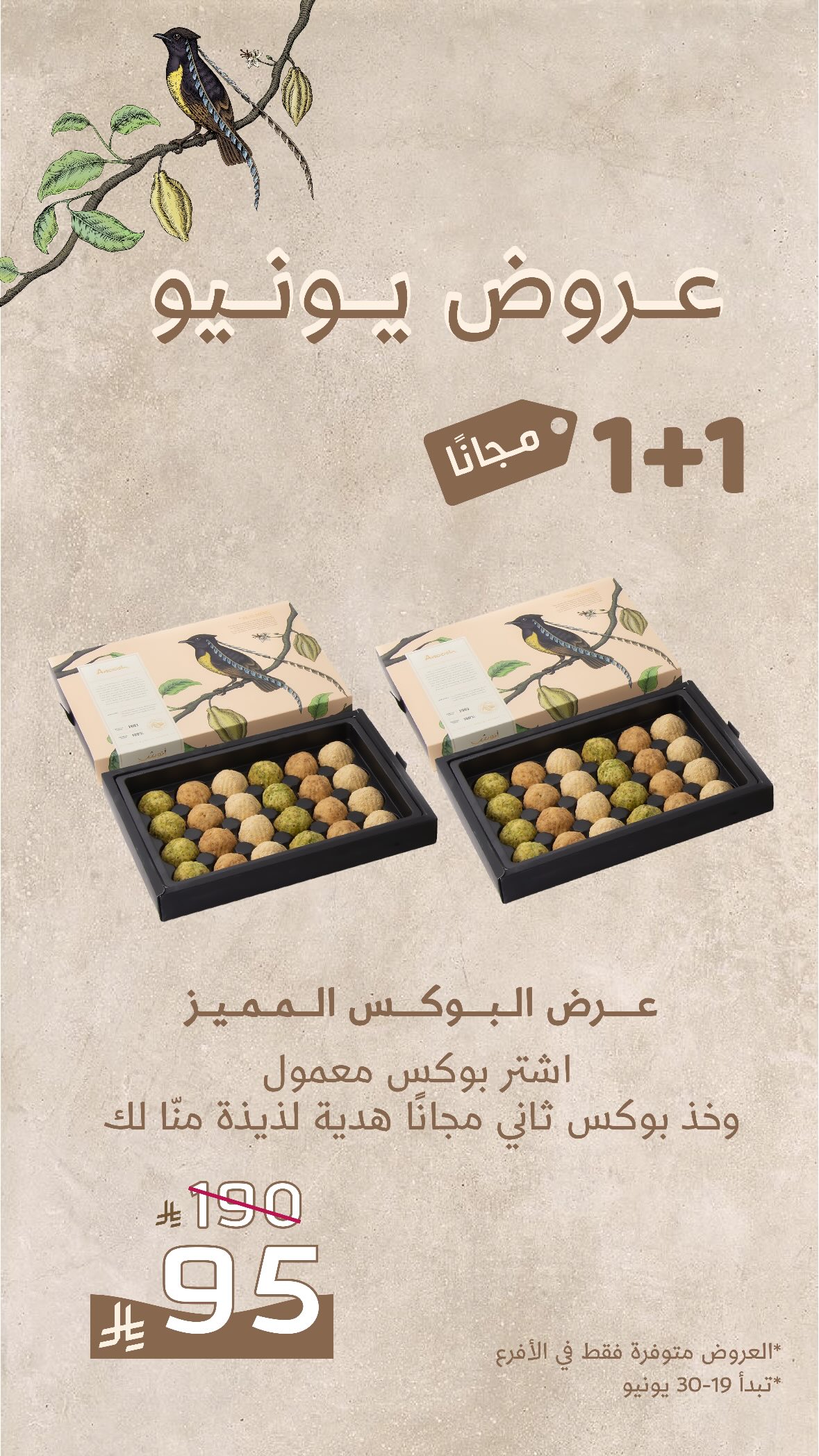 عرض أنوش للحلويات