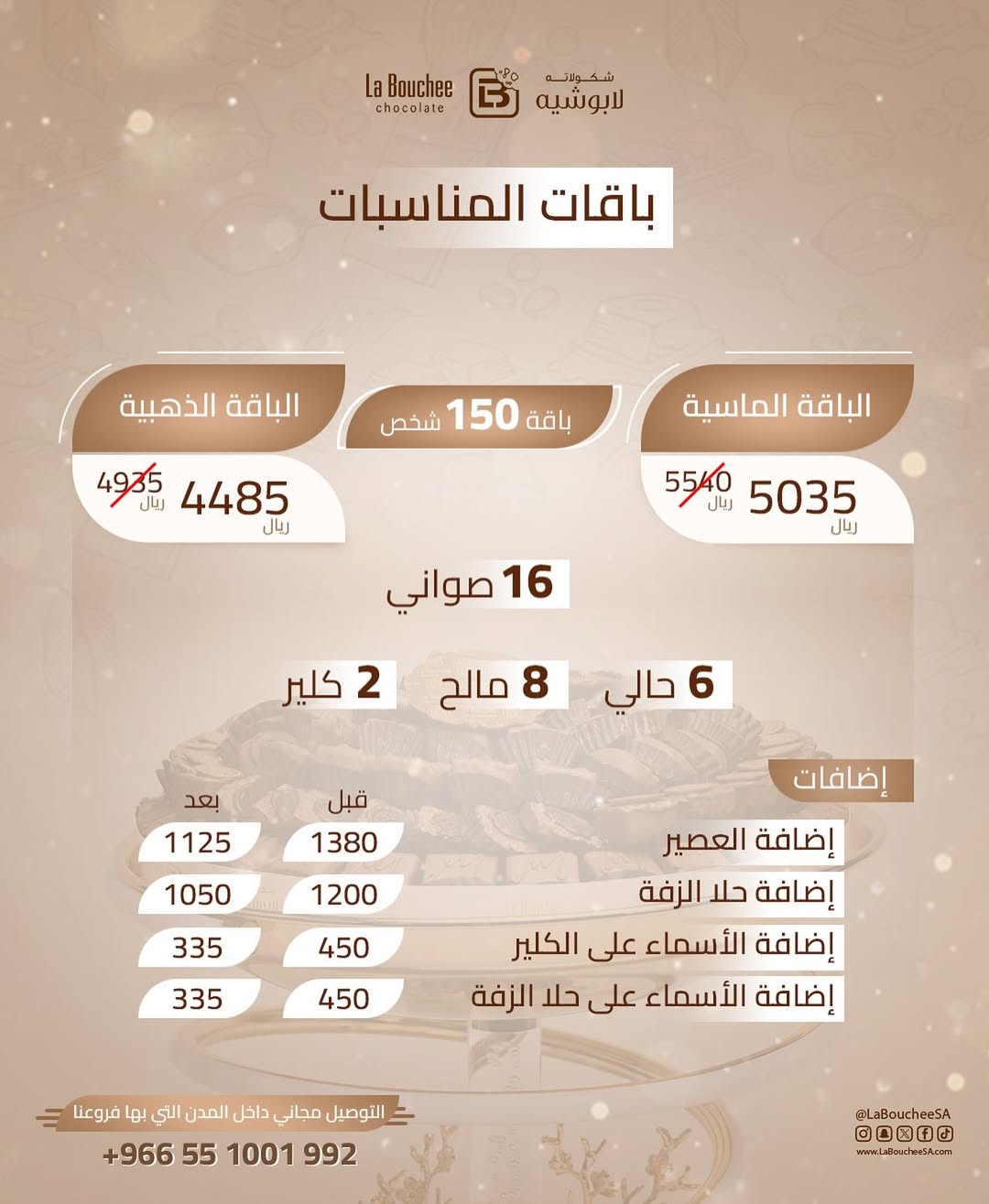 عرض لابوشيه للحلويات