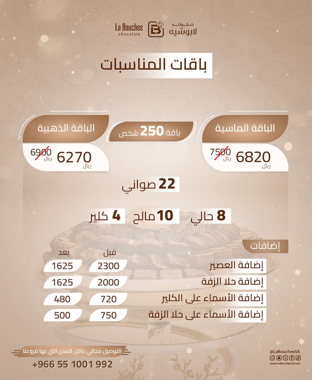 عرض لابوشيه للحلويات