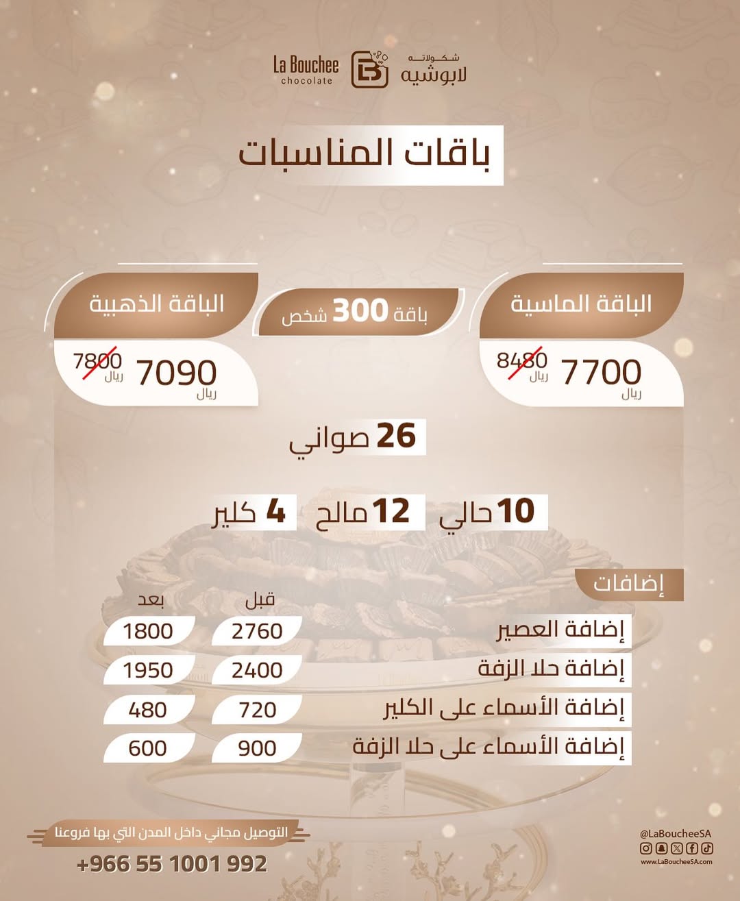 عرض لابوشيه للحلويات