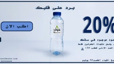 عرض مياه موارد