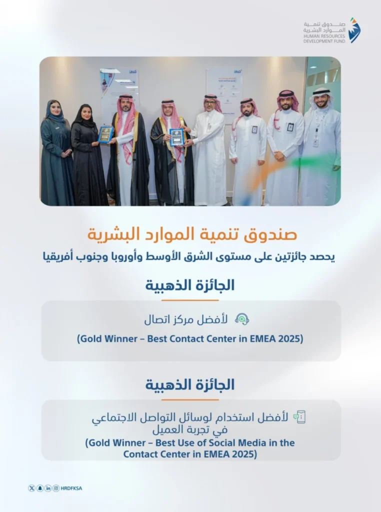 "هدف" يفوز بجائزتين في خدمة العملاء