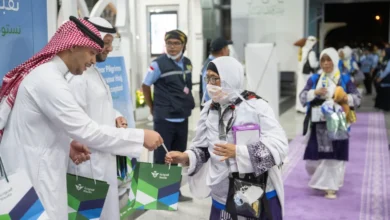 الخطوط السعودية تودع آخر فوج من الحجاج