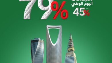 عرض اليوم الوطني من باك كير للمفروشات