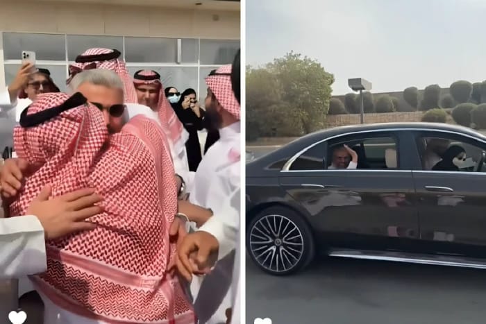 بالفيديو ‏”استقبال حافل بالزغاريد والفرح”.. شاهد لحظة وصول حميدان التركي إلى الرياض وسط أجواء من البهجة والسرور