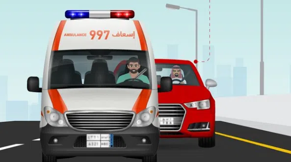 المرور يحدد عقوبة ملاحقة مركبات الطوارئ المرور يحدد عقوبة ملاحقة مركبات الطوارئ