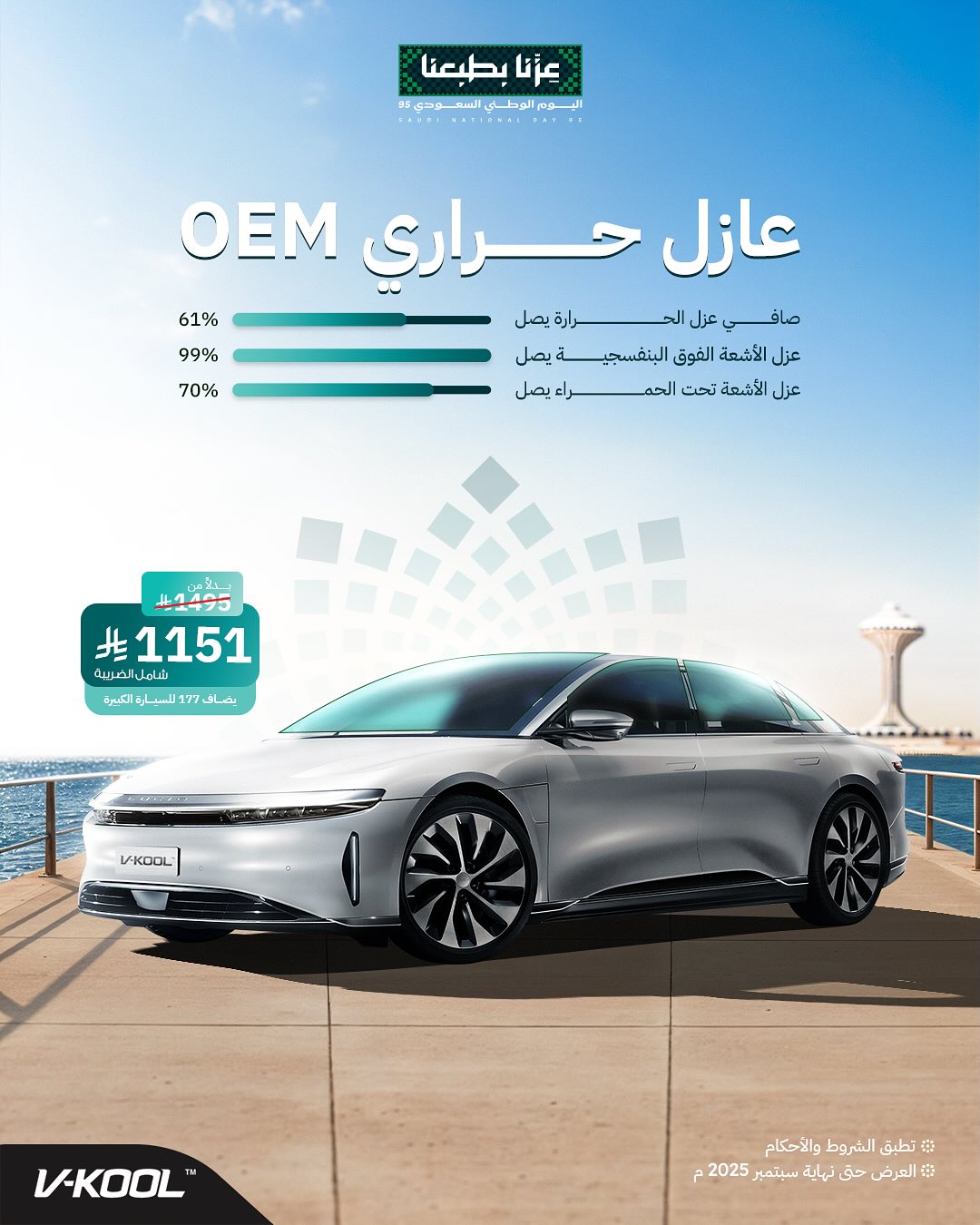عرض اليوم الوطني من في كول للعزل الحراري