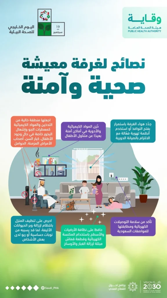 6 نصائح لغرفة معيشة صحية