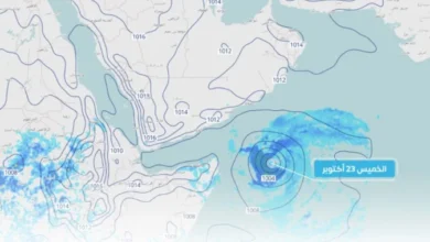 حالة مدارية في بحر العرب الأسبوع المقبل