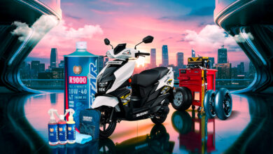 عرض سوزوكي باريان للدراجات النارية