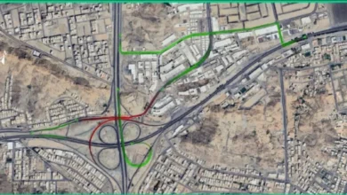 إغلاق مؤقت لطريق الملك فيصل باتجاه الدائري الرابع في مكة