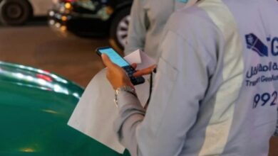 ضبط 1396 شخصًا لممارستهم نقل الركاب دون ترخيص