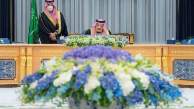 خادم الحرمين الشريفين يرأس جلسة مجلس الوزراء في الرياض