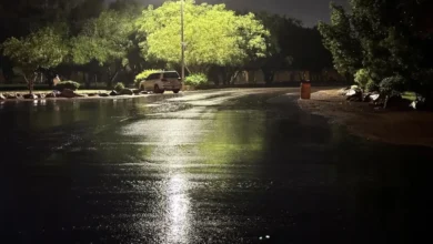 أمطار غزيرة على سكاكا و3 محافظات في الجوف حتى الأربعاء