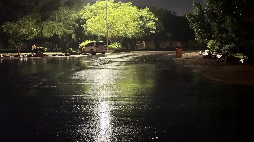 أمطار غزيرة على سكاكا و3 محافظات في الجوف حتى الأربعاء