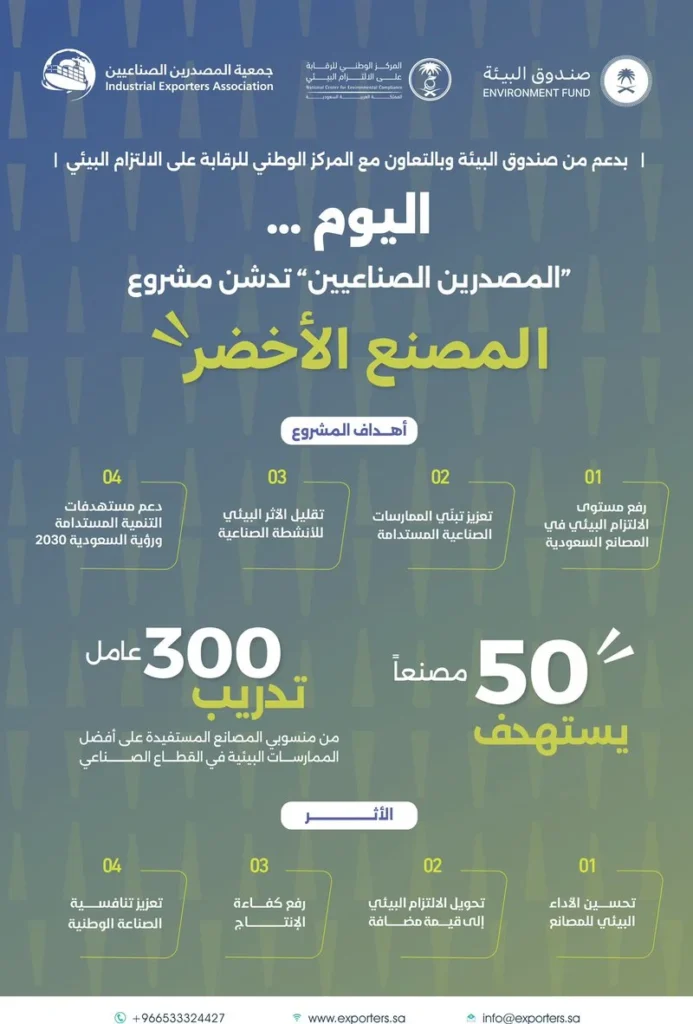 إطلاق مبادرة "المصنع الأخضر" لرفع التزام المنشآت الصناعية إطلاق مبادرة "المصنع الأخضر" لرفع التزام المنشآت الصناعية