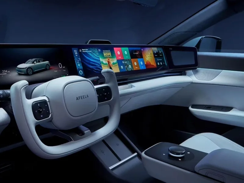 ألعاب بلايستيشن عن بُعد بسيارة سوني وهوندا الكهربائية