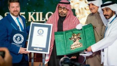 تسجيل شعار موسم جدة في "غينيس" كأثقل درع من الذهب