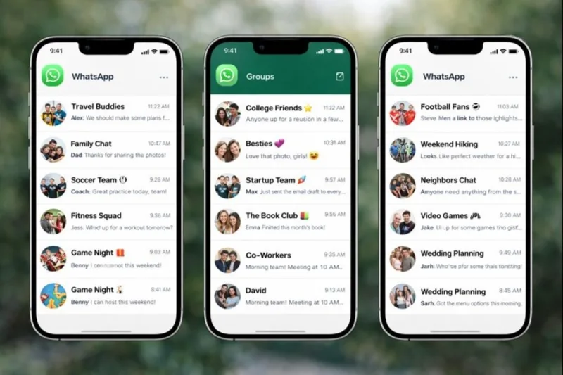 ميزة لمشاركة سجل المحادثات بمجموعات "واتساب" ميزة لمشاركة سجل المحادثات بمجموعات "واتساب"
