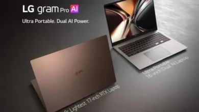 "LG" تُطلق أخف حاسب محمول في العالم